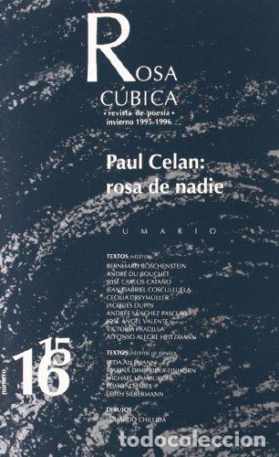 Libros: PAUL CELAN: ROSA DE NADIE - Alfonso Dir Alegre Heitzmann - Foto 1