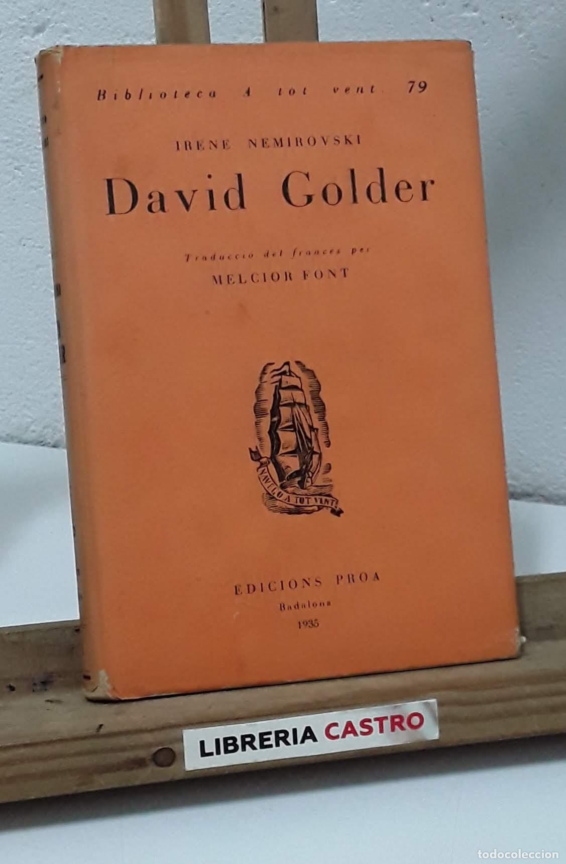 Libros: David Golder - Irene Nemirovski - Foto 1