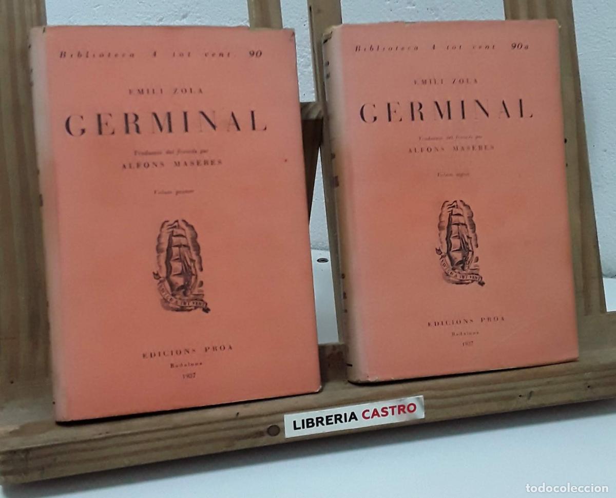 Libros: Germinal (II Volums) - Emili Zola - Foto 1