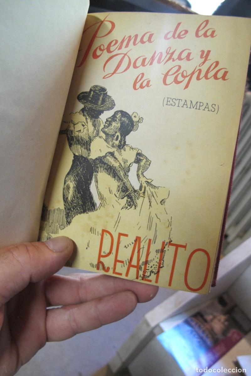 Libros: POEMA DE LA DANZA Y LA COPLA. REALITO. ESTAMPAS. INCLUYE 2 FOLIOS MECANOGRAFIADOS DEDICADOS ESCRITOR