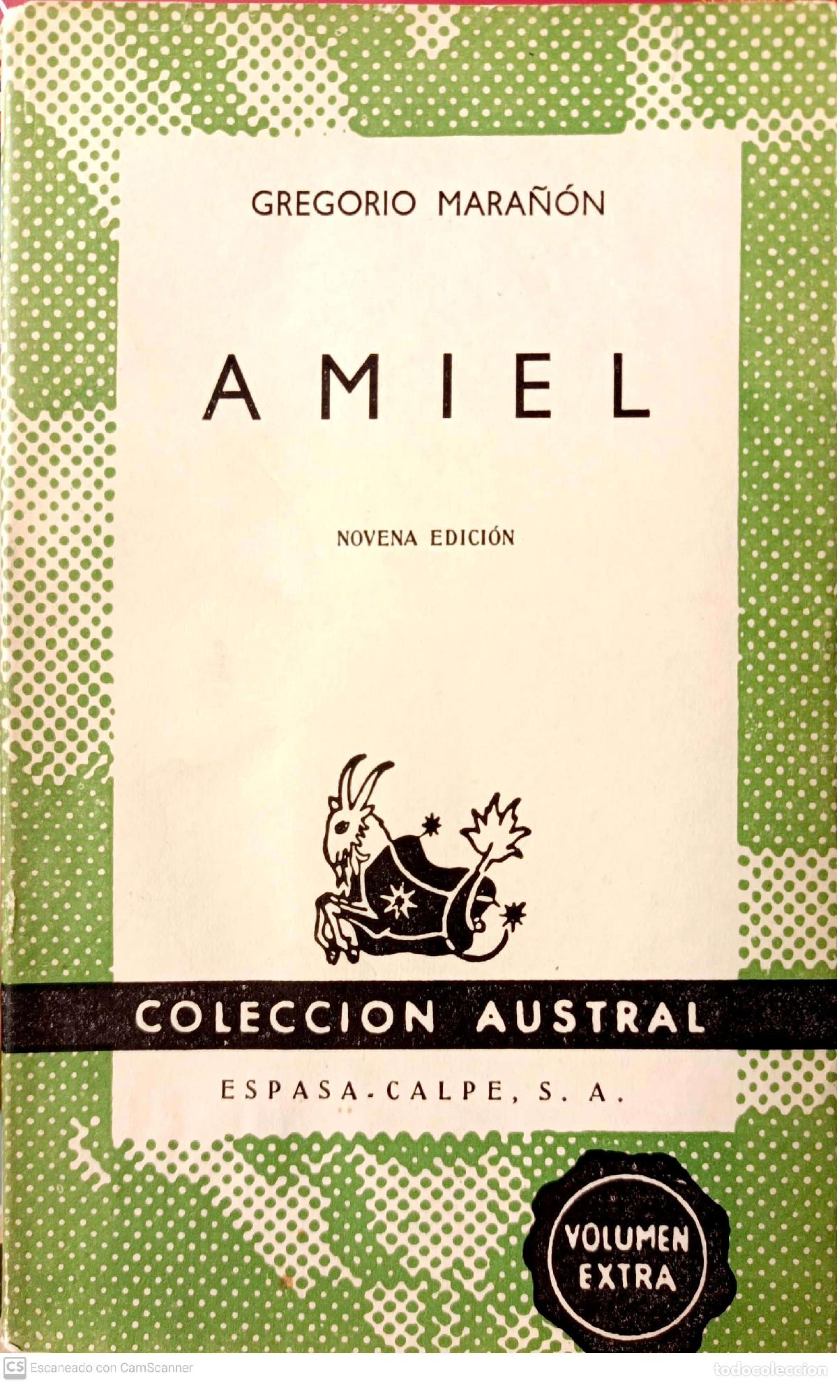 Libros: Amiel - Gregorio Mara&ntilde;&oacute;n - Foto 1