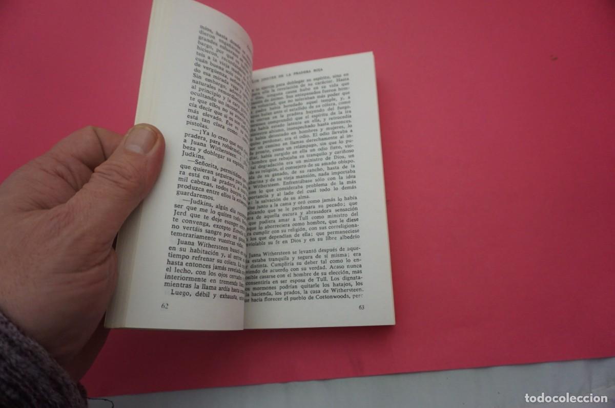 Libros: 5A/ LOS JINETES DE LA PRADERA ROJA - ZANE GREY / EDITORIAL JUVENTUD - Foto 4