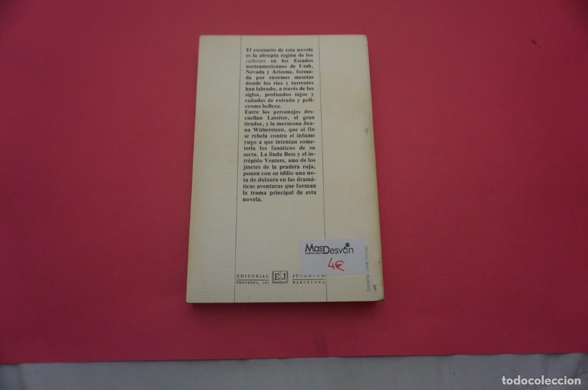 Libros: 5A/ LOS JINETES DE LA PRADERA ROJA - ZANE GREY / EDITORIAL JUVENTUD - Foto 5