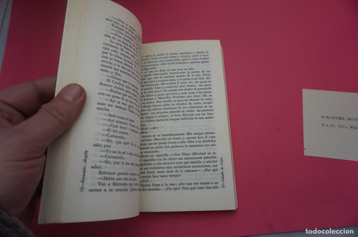Libros: AR13BB/ CABALLO DE COPAS - FERNANDO ALEGRIA / EDITORIAL PLANETA - Foto 4