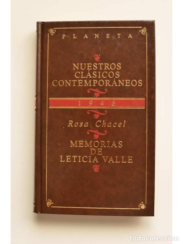 Libros: Memorias de Leticia Valle - CHACEL, Rosa - Foto 1