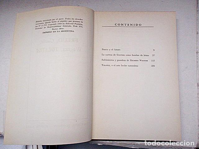 Libros: MANN, Thomas. - FREUD, GOETHE, WAGNER, TOLSTOI. - Foto 2