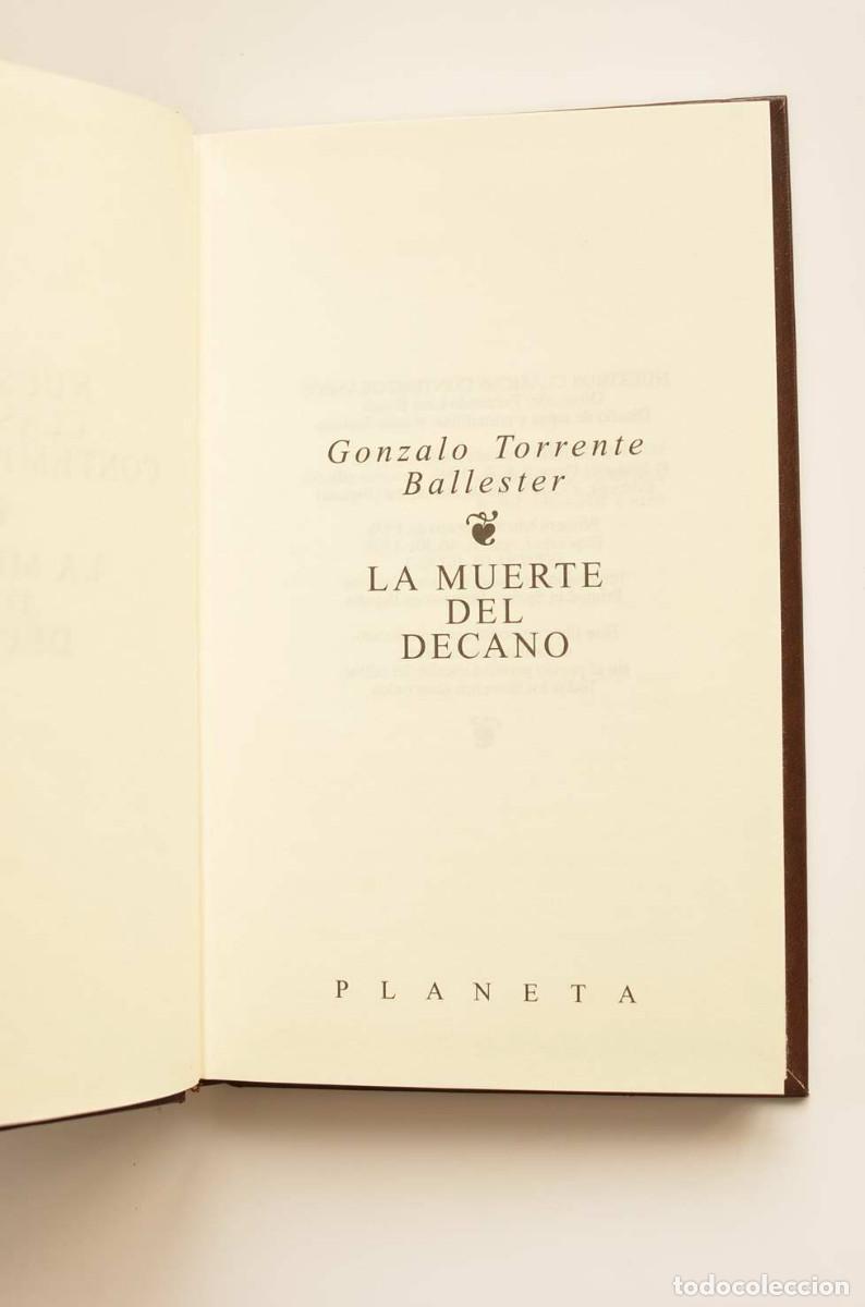 Libros: La muerte del decano - TORRENTE BALLESTER, Gonzalo - Foto 2