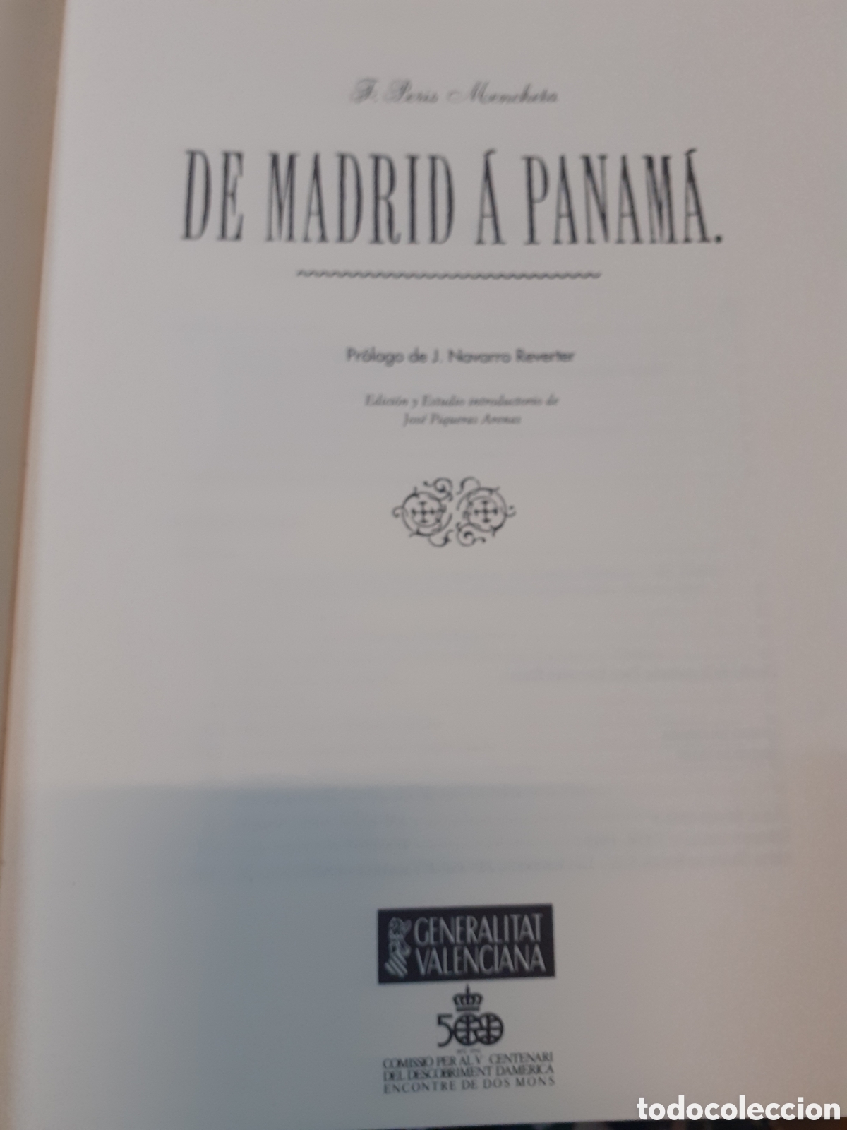 Libros: DE MADRID A PANAMA - PERIS MENCHETA,F. - Foto 6