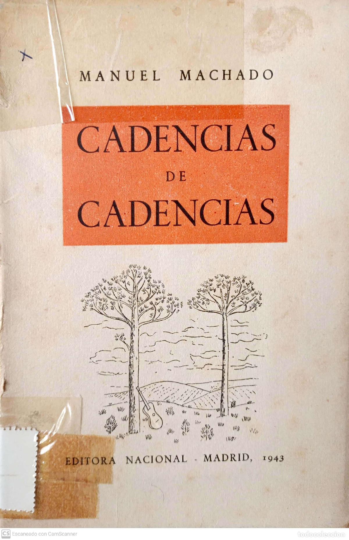 Libros: Cadencias de cadencias - Manuel Machado - Foto 1