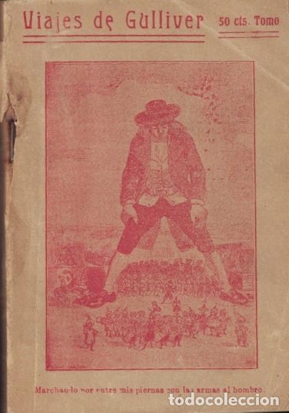 Libros: VIAJES DEL CAPIT&Aacute;N LEMUEL GULLIVER A DIVERSOS PA&Iacute;SES REMOTOS. 4 Tomos. - AA.VV.