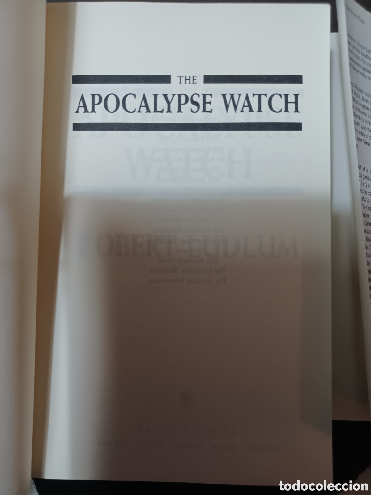 Libros: Barybook C23. The Apocalypse watch ROBERT Ludlum - Foto 7