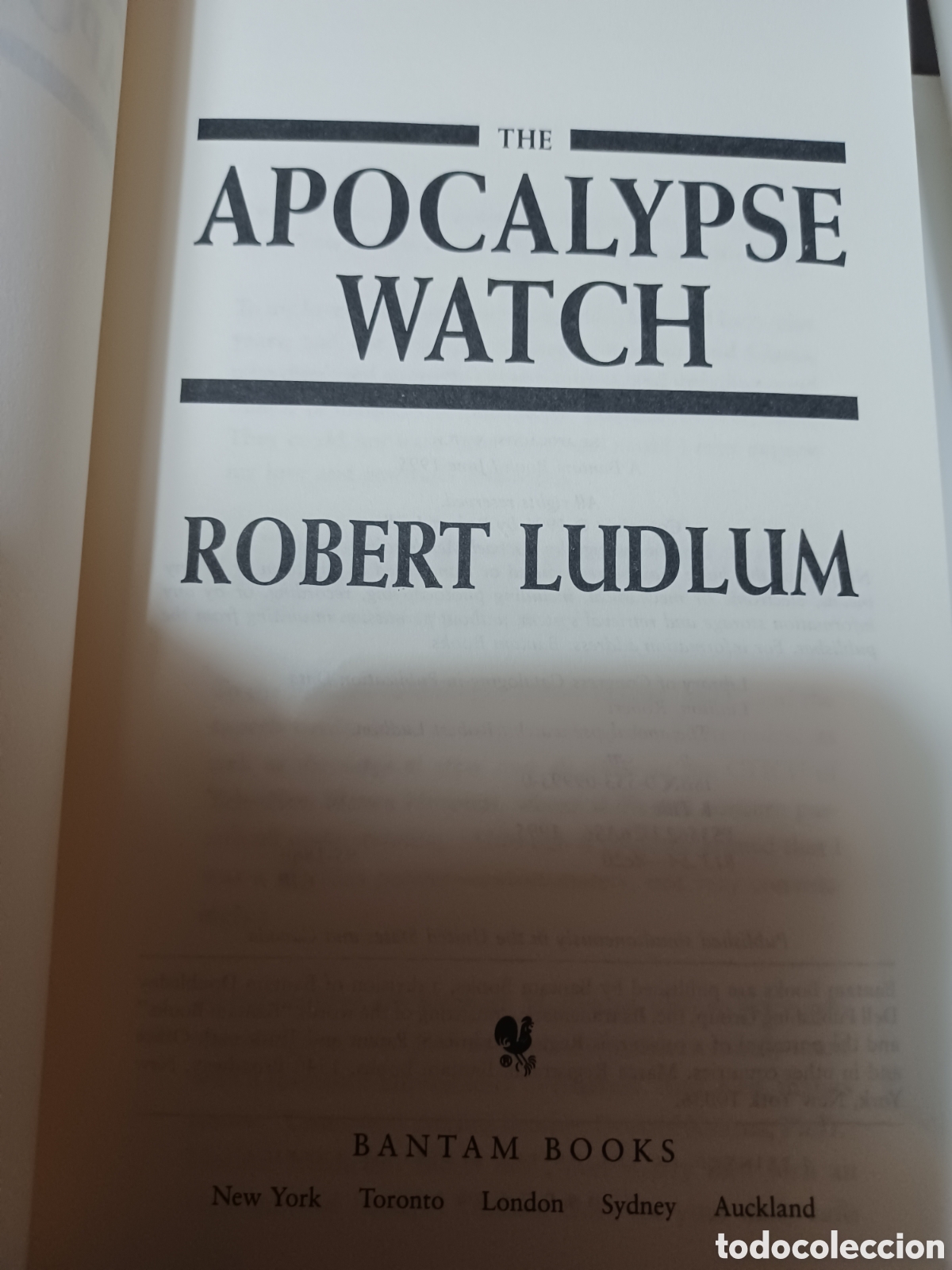 Libros: Barybook C23. The Apocalypse watch ROBERT Ludlum - Foto 8