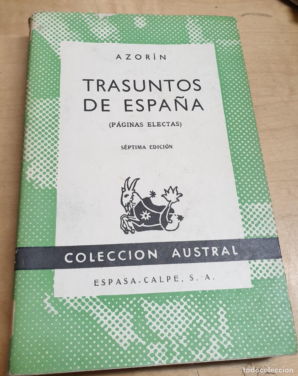 Libros: Trasuntos de Espa&ntilde;a (p&aacute;ginas selectas) - AZOR&Iacute;N - Foto 1