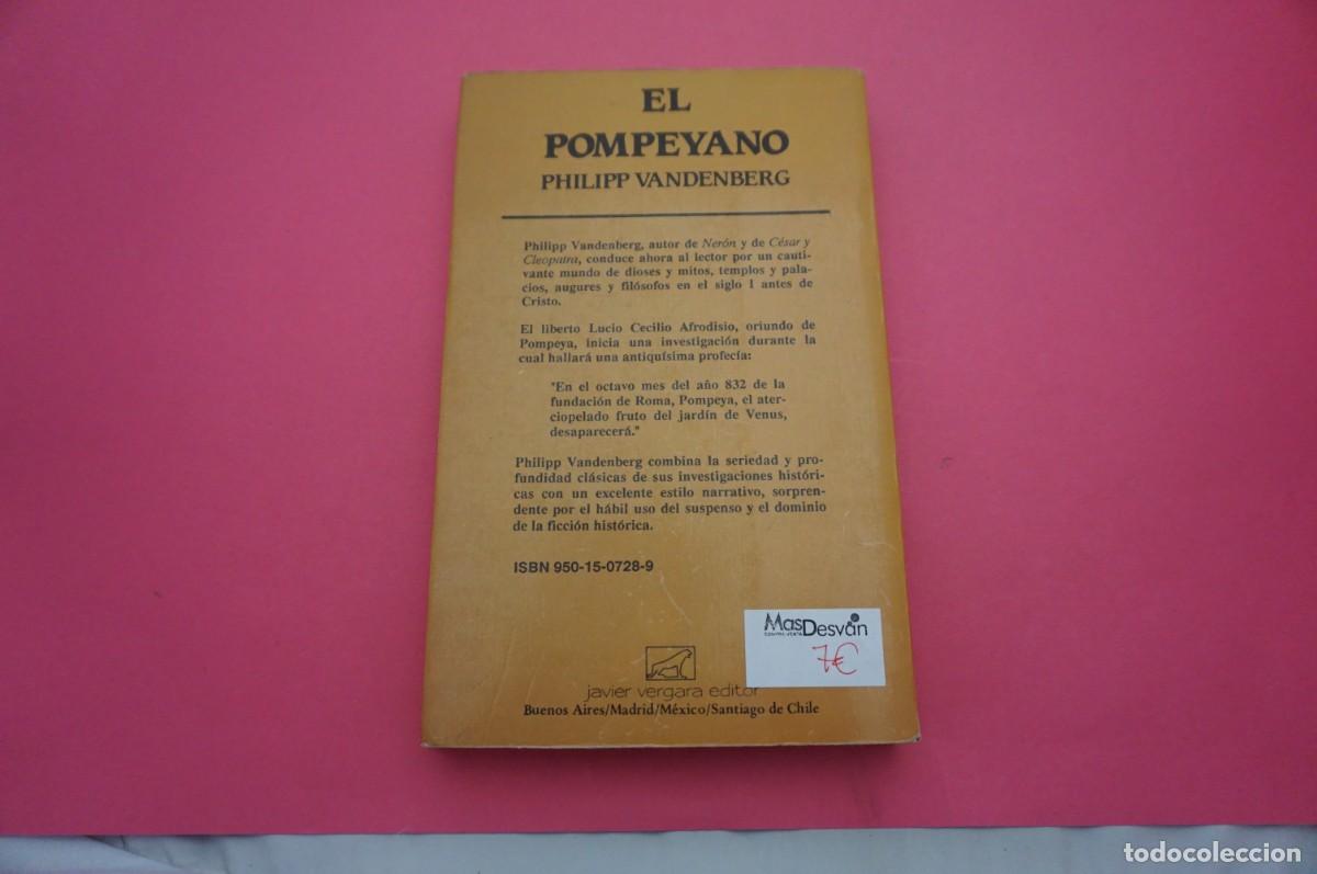 Libros: AR13BB/ EL POMPEYANO - PHILIPP VANDENBERG / JAVIER VERGARA EDITOR - Foto 5