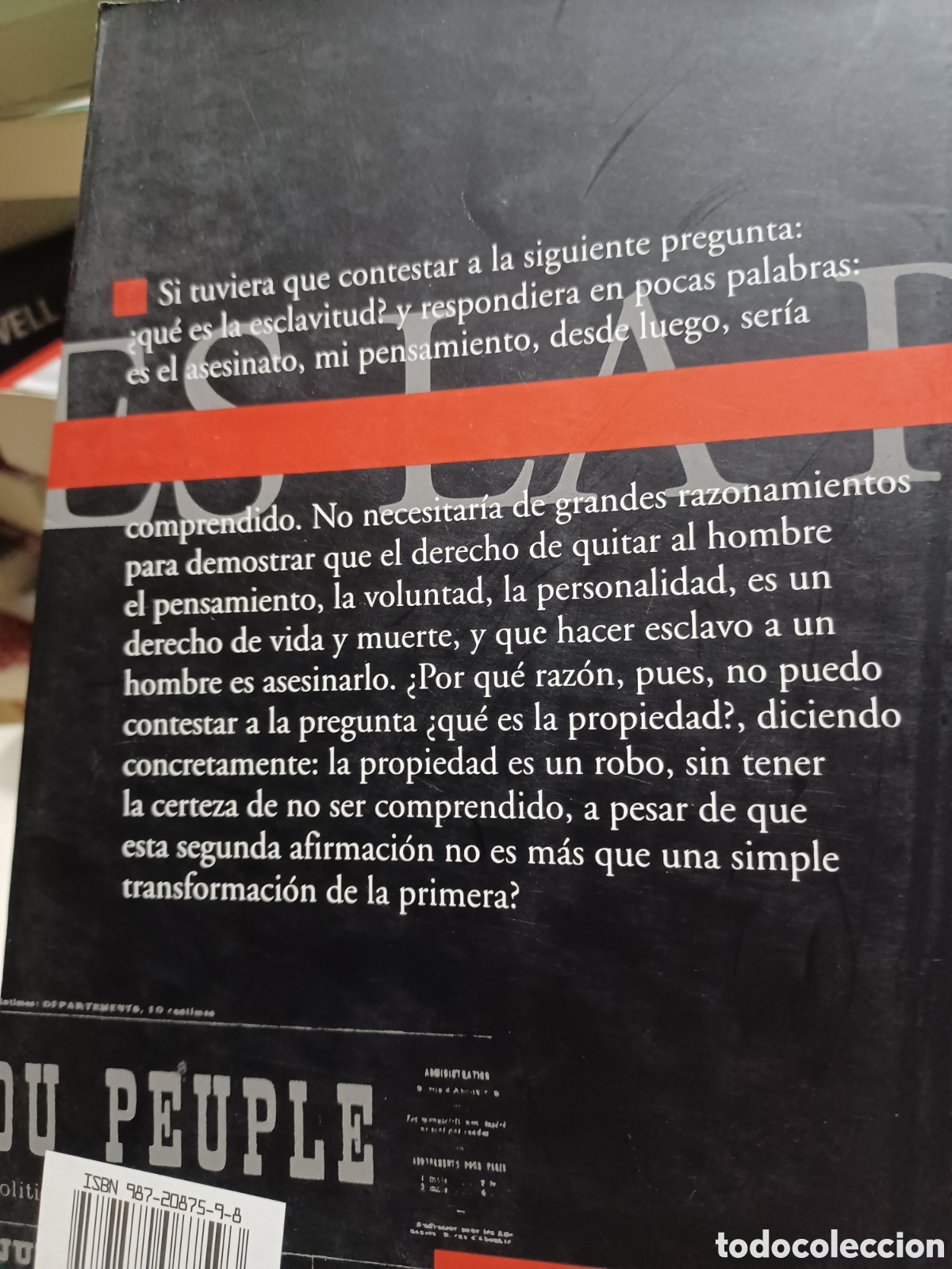 Libros: Barybook C59. . &iquest;Que es la propiedad pierre Joseph Proudhon - Foto 2