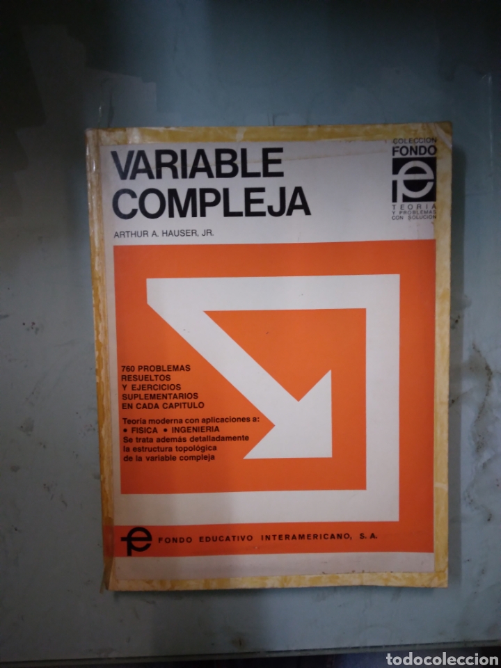 Libros: Arthur A.Hauser, Variable compleja, Coleccion Fondo - Foto 1