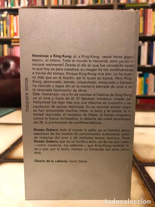 Libros: Homenaje a King Kong. Roman Gubern - Foto 2