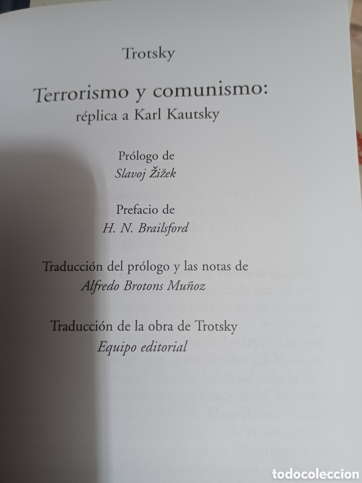 Libros: Barybook 144. . Trotsky. . Terrorismo y comunismo Slavoj Zizek - Foto 4