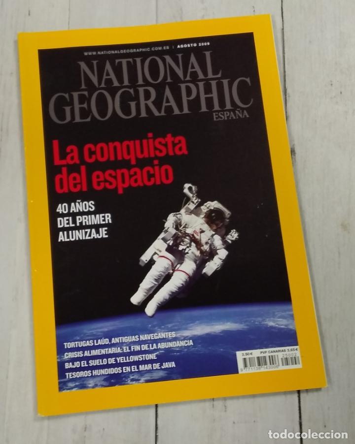 Libros: Agosto 2009. La conquista del espacio, tortugas la&uacute;d, Yellowstone, mar de Java - vvaa - Foto 1