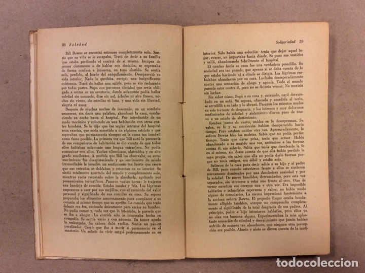 Libros: AMOR Y TERROR EN SOLEDAD. C.E. MOUSTAKAS. COLECCI&Oacute;N AGATA. EDICIONES MORATA 1962 - Foto 4