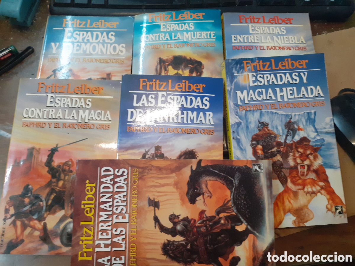 Libri di seconda mano: FAFHRD Y EL RATON GRIS. Los 7 tomos. Completo. Colecci&oacute;n Fantasy n&ordm; 2, n&ordm; 8, n&ordm; 16, n&ordm; 21, n&ordm; 25, n&ordm;