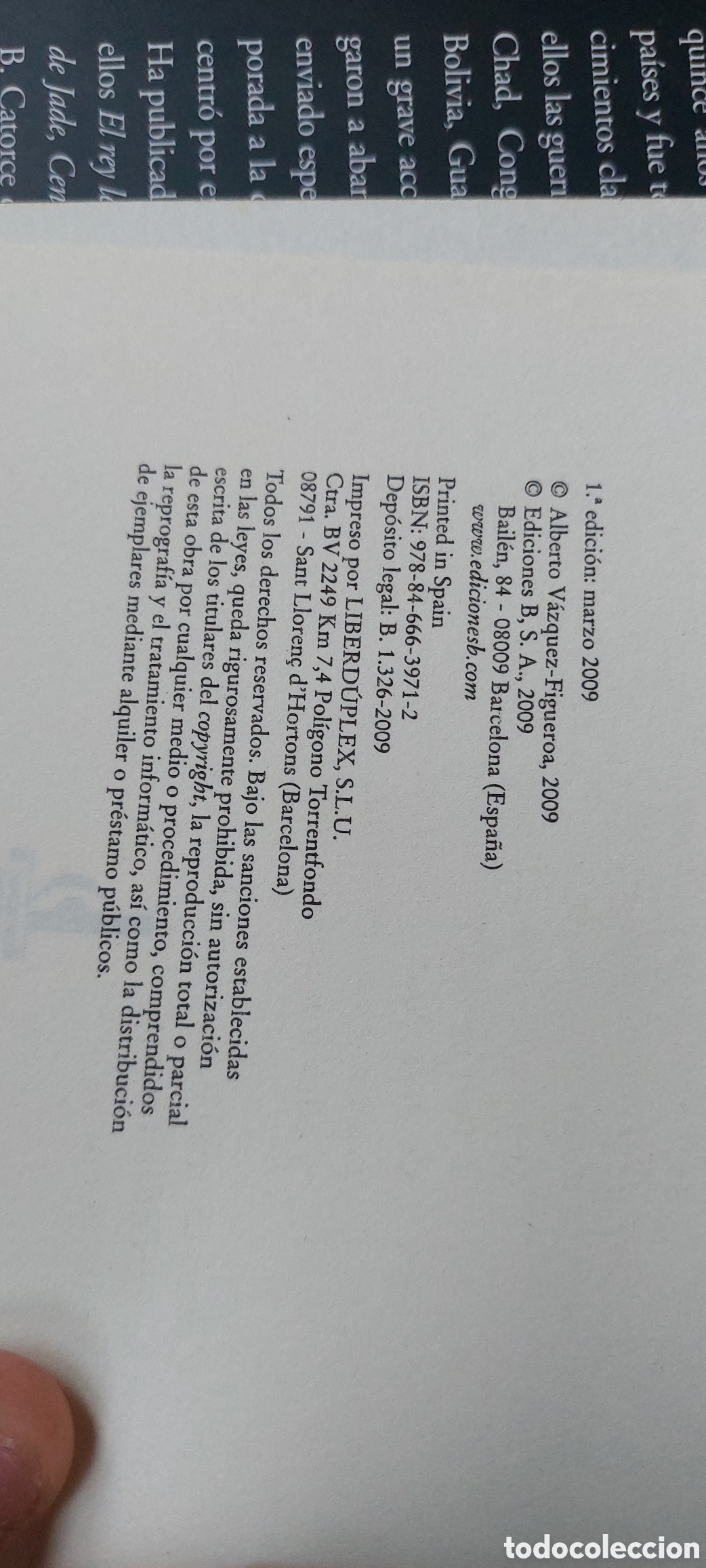 Libros: Libro Saud el Leopardo -A. V&aacute;zquez Figueroa- (C1) - Foto 4