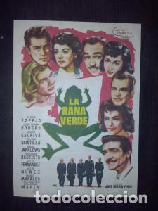 Libros: La rana verde. Elena Espejo, Jose Mar&iacute;a Rodero, Javier Escriv&aacute;, Elvira Quintilla, Nadia Marlova,Conc