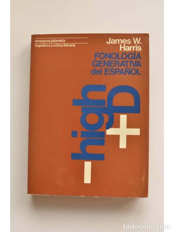 Libros: Fonolog&iacute;a generativa del espa&ntilde;ol - HARRIS, James W. - Foto 1