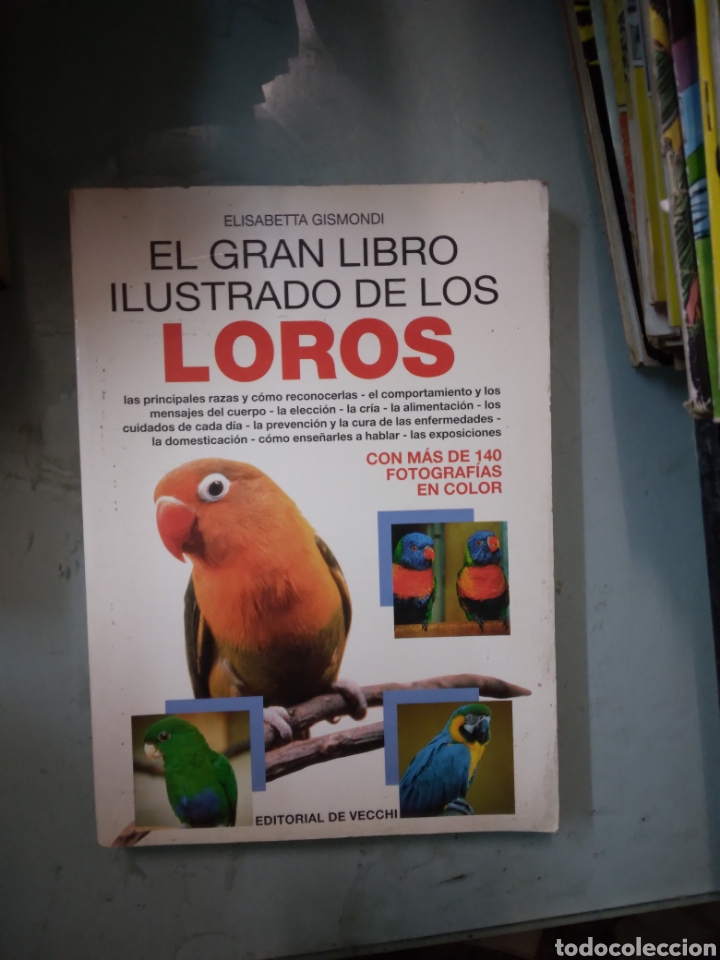 Libros: Elisabetta Gismondi, El gran libro ilustrado de los loros Ed. VECCHI - Foto 1