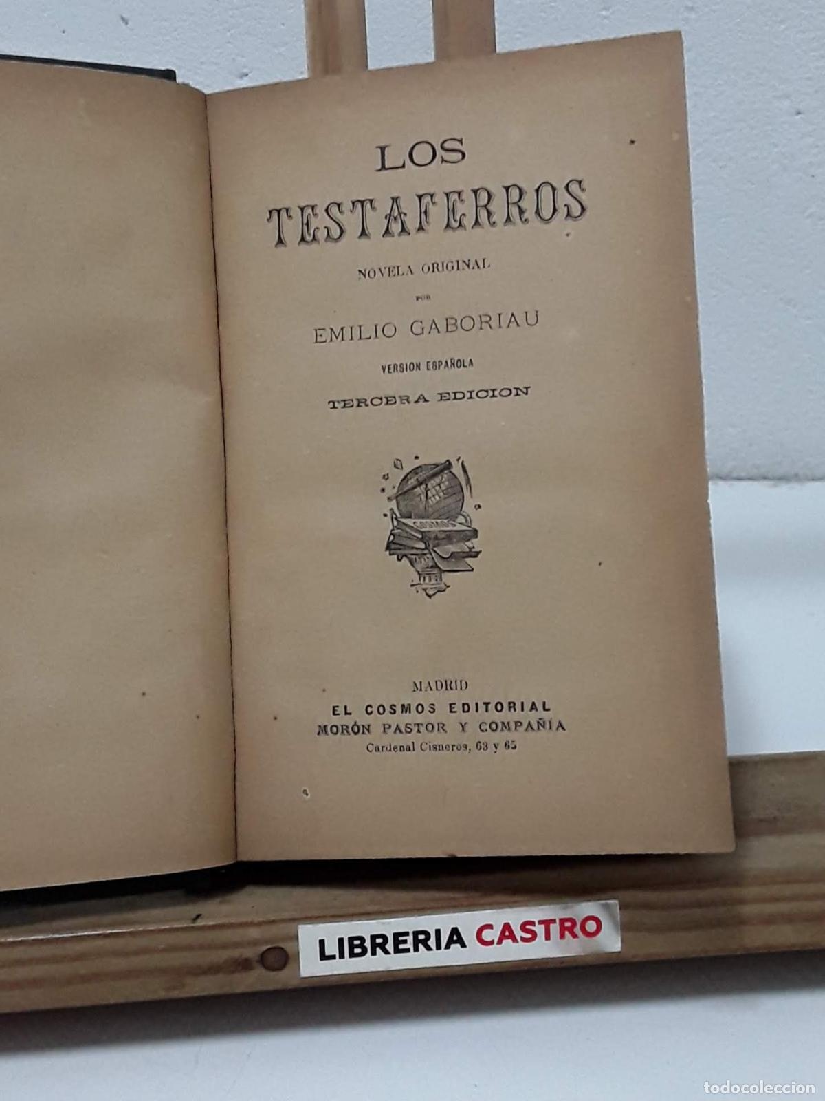 Libros: Los Testaferros - Emilio Gaboriau - Foto 1
