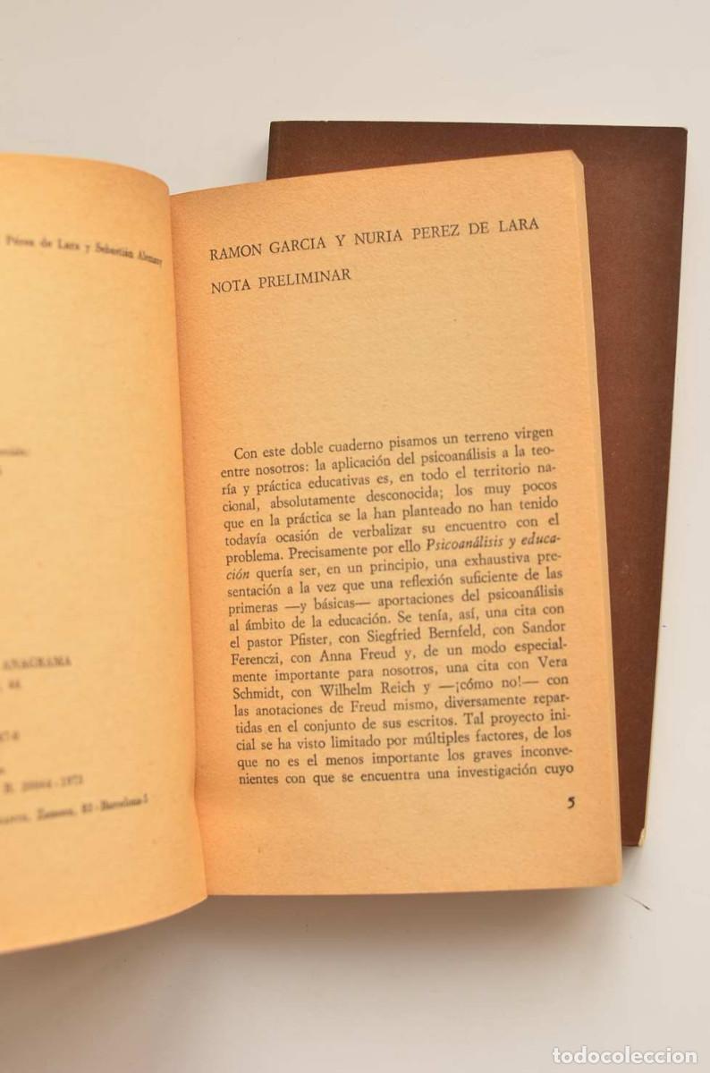 Libros: Psicoan&aacute;lisis y educaci&oacute;n - REICH, Wilhelm M. y SCHMIDT, Vera - Foto 3