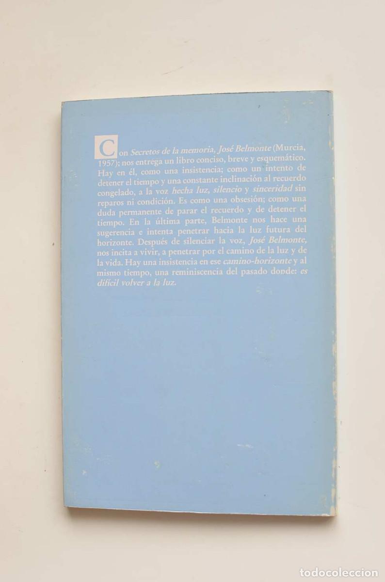Libros: Secretos de la memoria - BELMONTE, Jos&eacute; - Foto 4