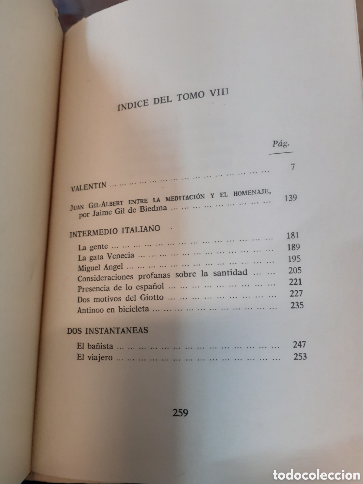 Libros: OBRA COMPLETA EN PROSA N&ordm; 8 - GIL ALBERT,Juan - Foto 3