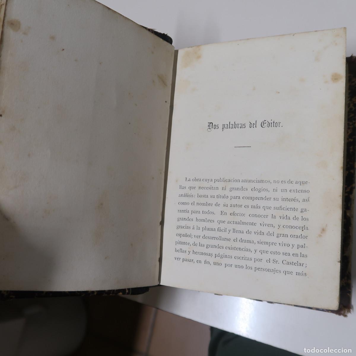 Libros: SEMBLANZAS CONTEMPORANEAS - CASTELAR, EMILIO - Foto 6