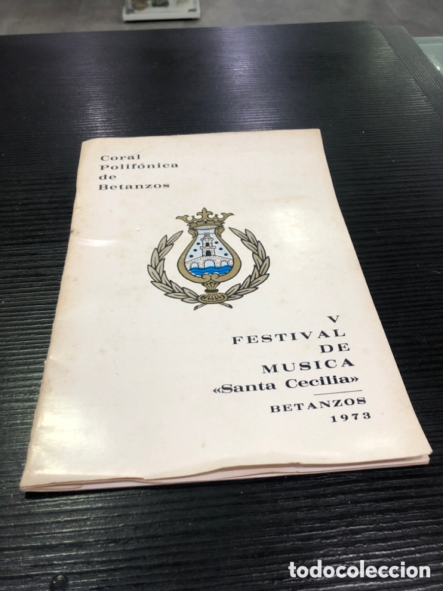 Livros em segunda m&atilde;o: V Festival de musica &ldquo;Santa Cecilia&rdquo; Coral Polifonic de Betanzos (L50)