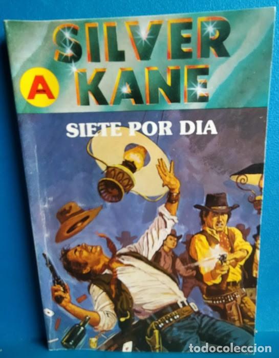 Libros: Novela del Oeste de Silver Kane &ldquo;Siete por D&iacute;a&rdquo; 1992 - Foto 1