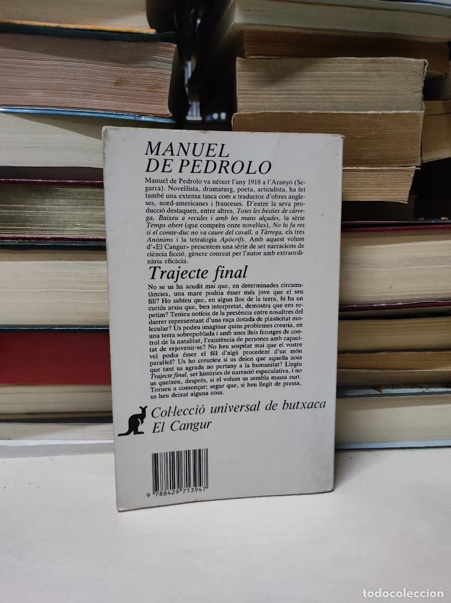 Libros: TRAJECTE FINAL MANUEL DE PEDROLO (CATALAN) - Foto 2
