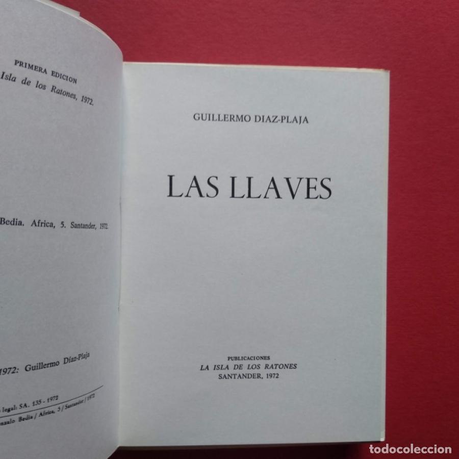 Libros: LAS LLAVES. - D&iacute;az-Plaja, Guillermo. - Foto 2