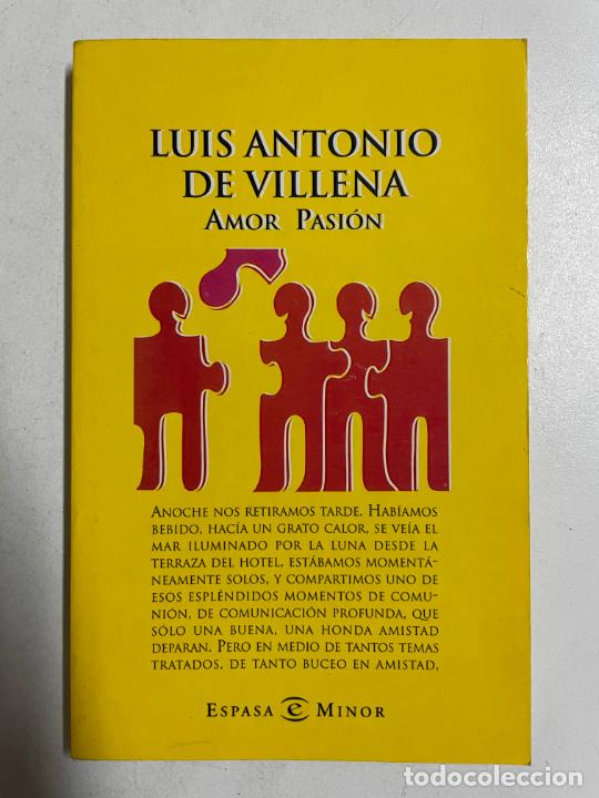 Libros: Amor pasi&oacute;n / Luis Antonio de Villena - Foto 1