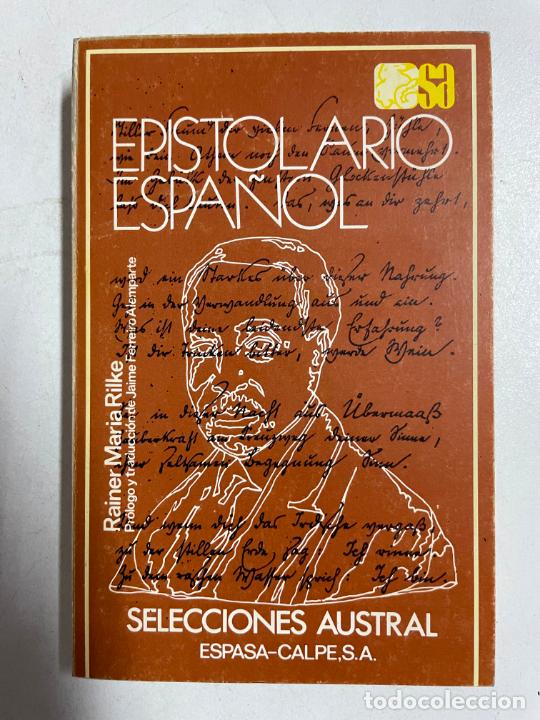 Libros: Epistolario espa&ntilde;ol / Rainer Mar&iacute;a Rilke - Foto 1