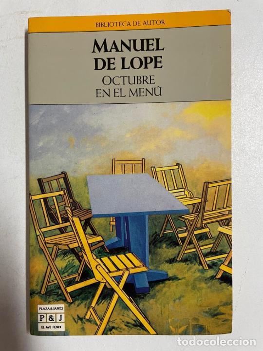 Libros: Octubre en el men&uacute; / Manuel de Lope - Foto 1