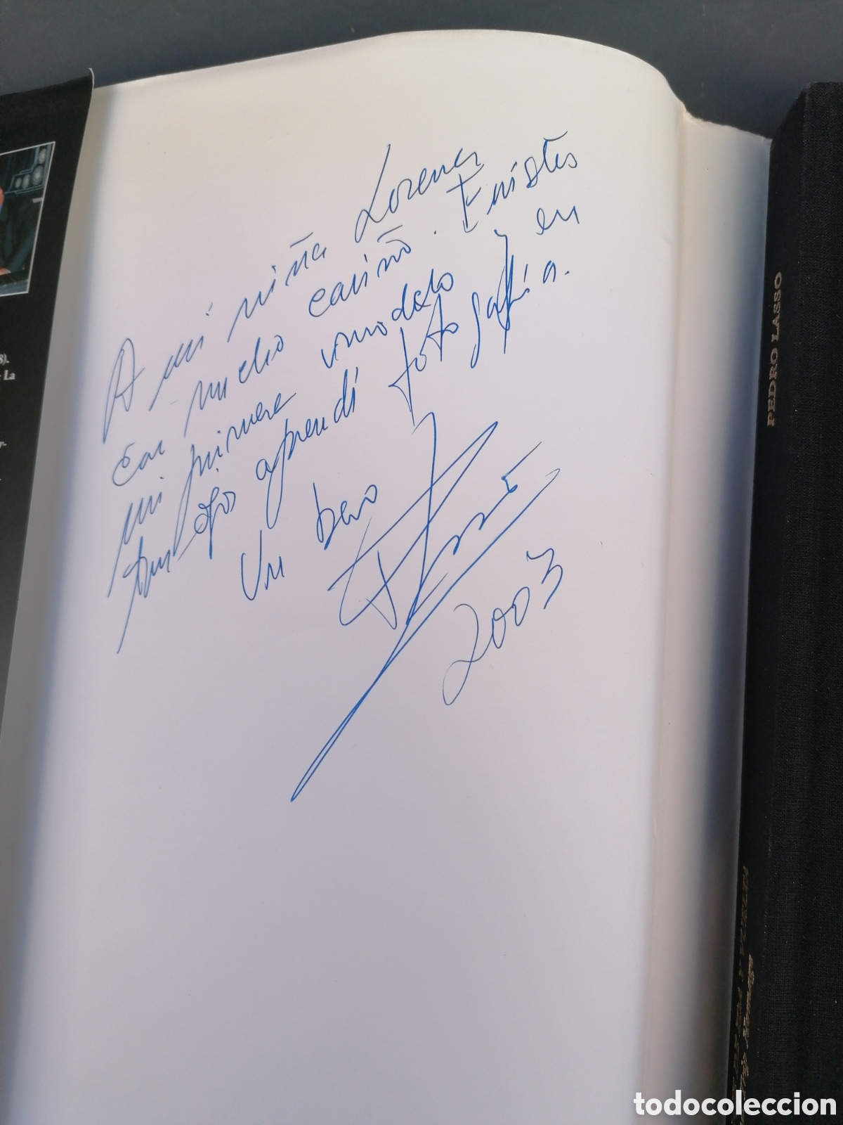 Libros: Pedro Lasso. Homenaje de Ida y Vuelta. C&Eacute;SAR MANRIQUE. Dedicatoria Aut&oacute;grafa - Foto 2