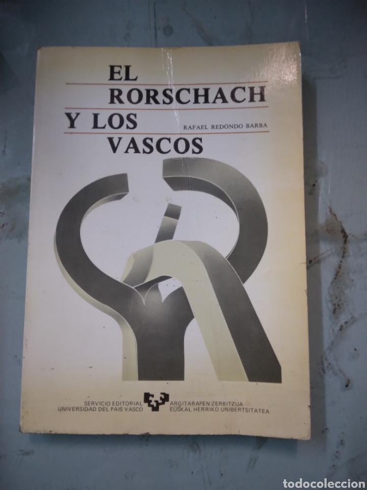 Libros: Rafael Redondo Barba, El rorschach y los vascos, UPV - Foto 1