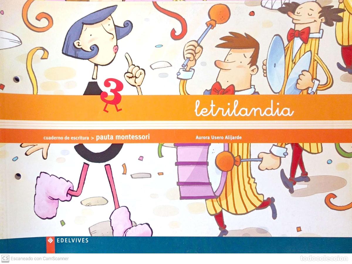 books: Letrilandia Cuadernos de escritura Pauta Montessori - Aurera Usero Alijarde