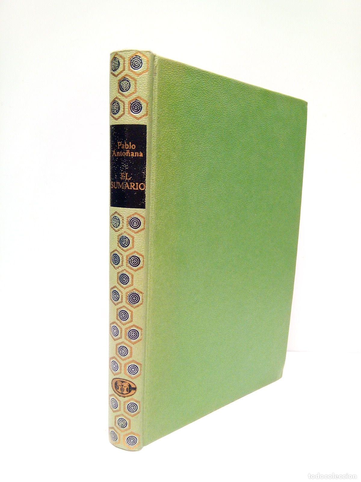 Libros: ANTO&Ntilde;ANA, Pablo - El sumario - Foto 1
