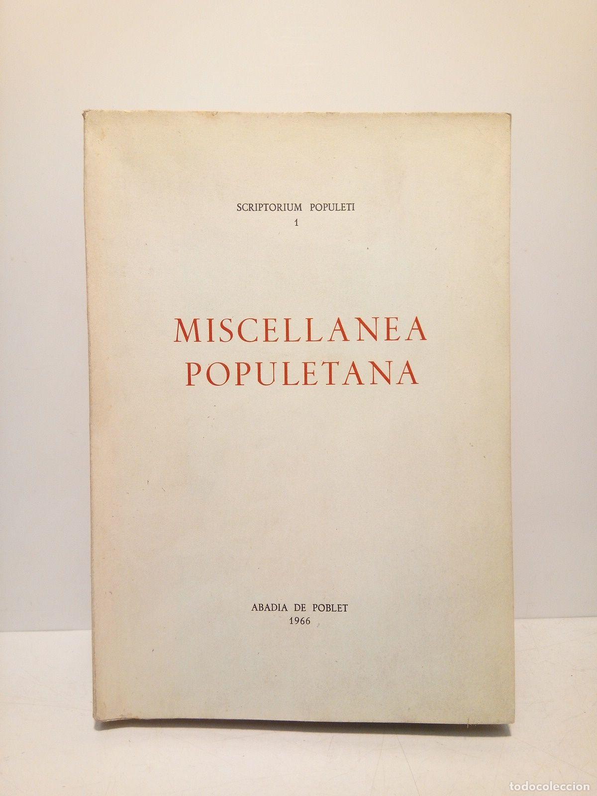 Libros: VARIOS - Miscellanea Populetana - Foto 1