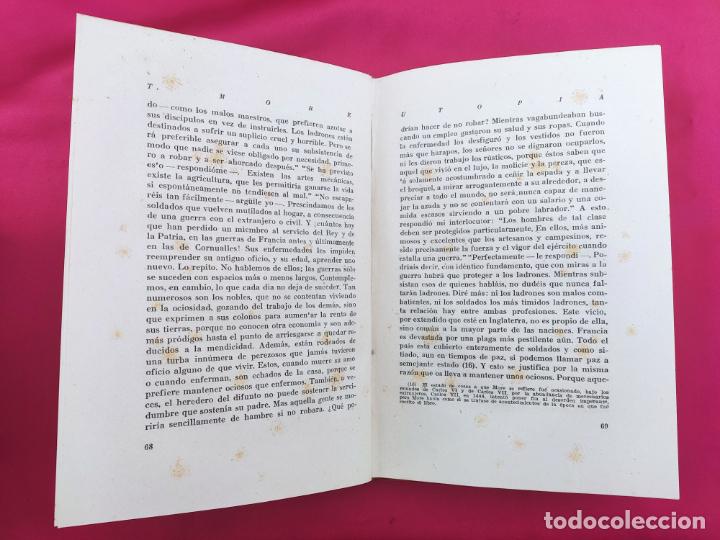 Libros: UTOPIA. EL ESTADO PERFECTO. THOMAS MORE. EDITORIAL APOLO. - Foto 5