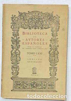 Libros: ROSELL Y TORRES, Isidoro. - &Iacute;ndices generales. - Foto 1