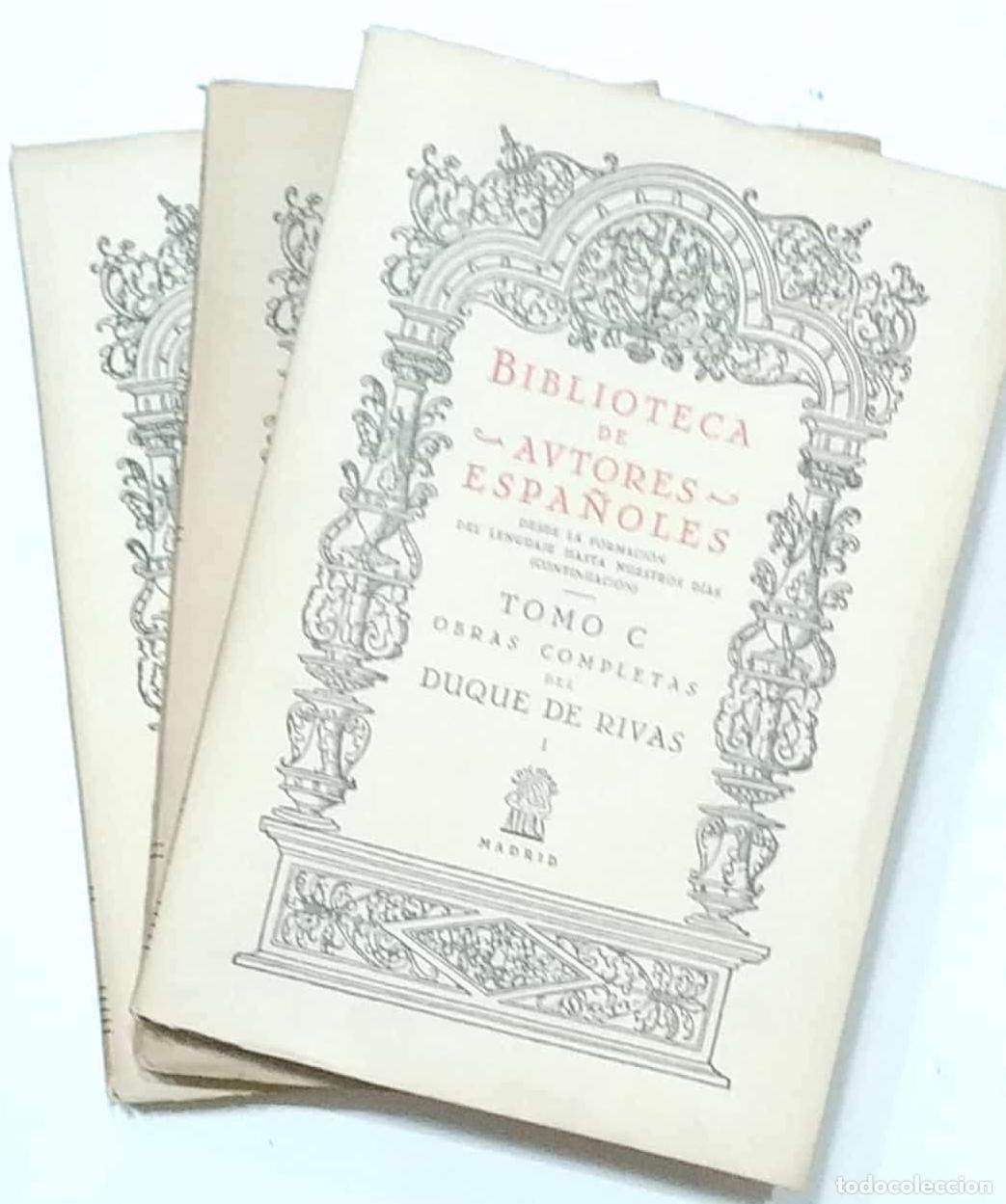 Libros: RIVAS, Duque de. - Obras completas del Duque de Rivas. - Foto 1