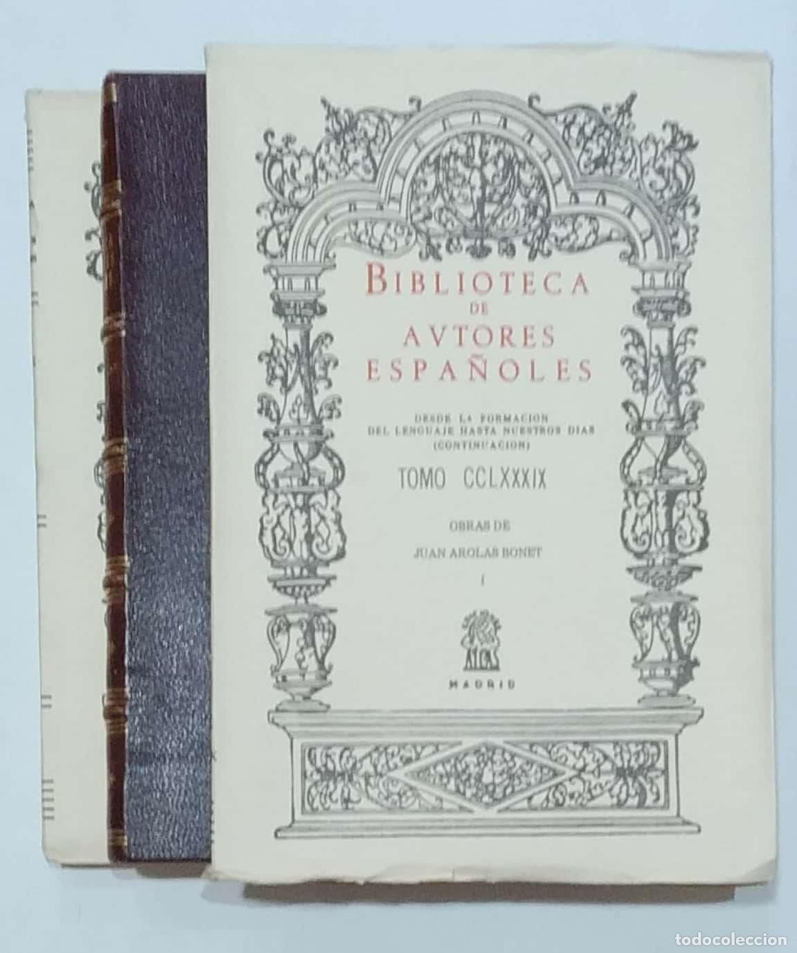 Libros: BONET, Juan. - Obras de Juan Arolas Bonet. - Foto 1